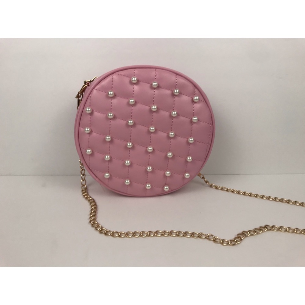 Round Pearl Chain Bag